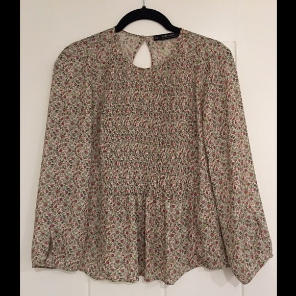 Zara Tops - Zara Floral Print Blouse